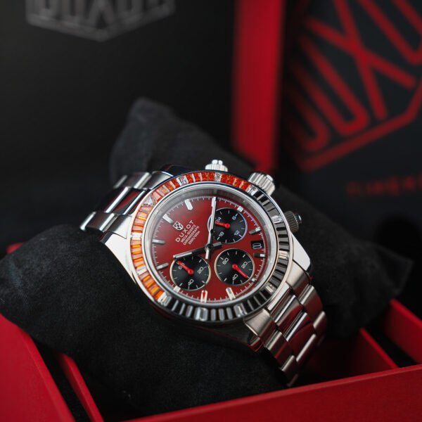 DUXOT ACCELERO RAINBOW CHRONOGRAPH PEARL RED