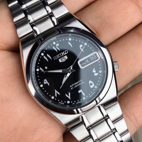 Seiko 5 Auto Black Arabic Dial SNK063J5